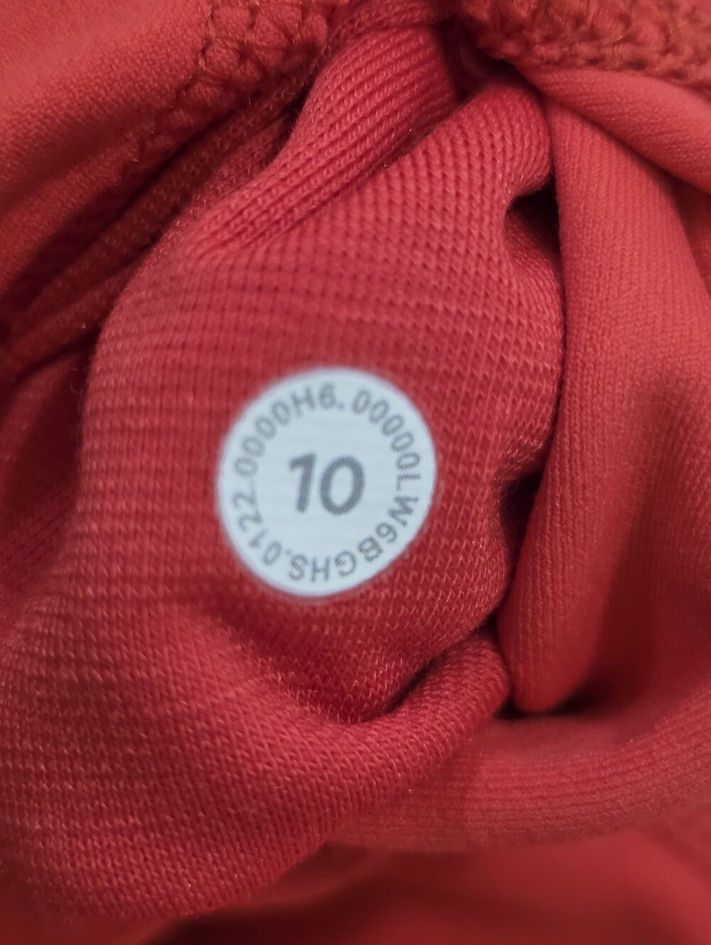 Lululemon Align High-Rise Pant Double Lined 21" Love Red Size 10 - Picture 8 of 8